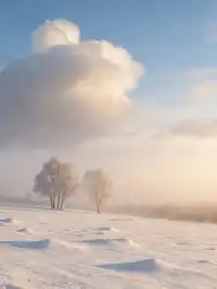 為什麼我才知道,冬季的烏蘭布統這麼美啊!