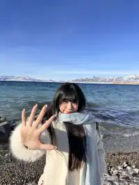 想跟賽里木湖說謝謝🫧人生照片有了！