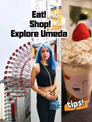✨ Umeda Magic — Ferris Wheels, Foodie Finds & Sweet Moments in Osaka