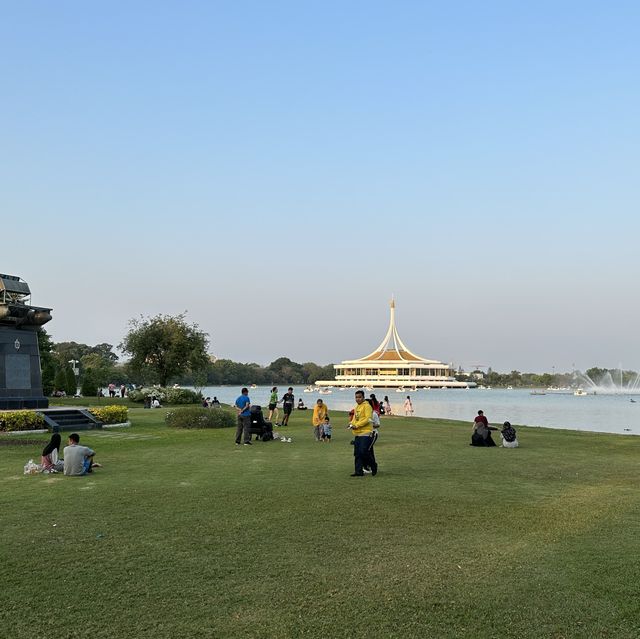 Seeing Sunset at Suan Luang Rama 9, BKK 🇹🇭☀️