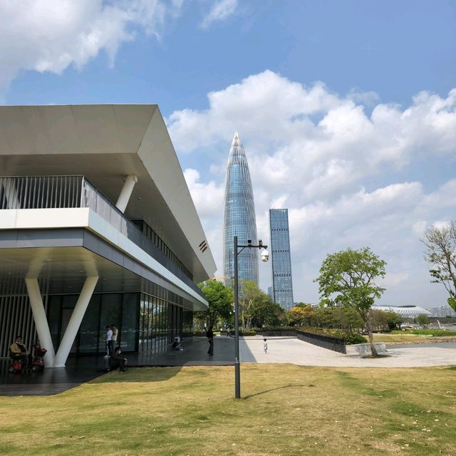 周未忙裡偷閒-深圳人材公園