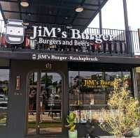 Jim's burger สาขาใหม่ ริมถนนราชพฤกษ์​ 🍔🍔