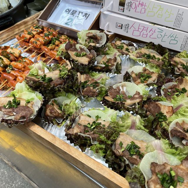 【韓国ソウル・通仁市場】葉銭とおかずを交換してマイお弁当を作る「お弁当カフェ通（とん）」
