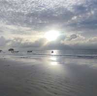 Romantic beach at Phuket airport 