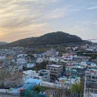 동피랑 마을이 한눈에 보이는 카페, 루미노소 💙