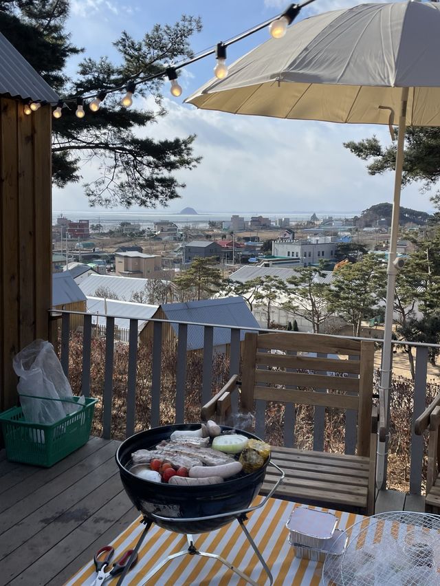 강아지와 함께 캠프닉을 “오솔길 제부“