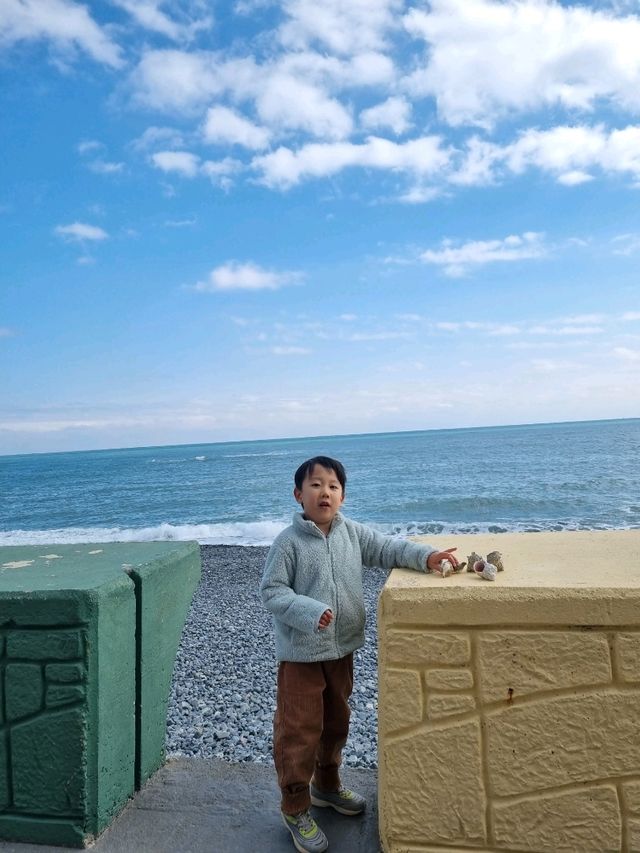 울산 '주전몽돌해변'
