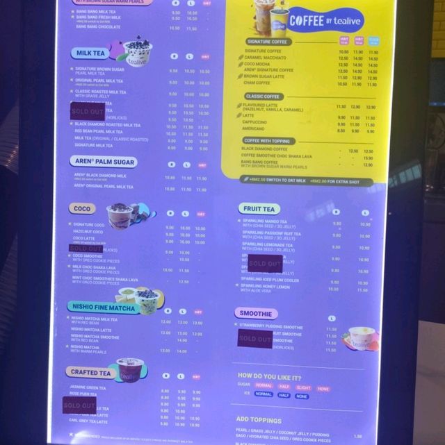 Tealive ร้านชานมที่โด่งดังของมาเลเซีย