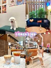 香港銅鑼灣復古風寵物友善咖啡店-Couch Club