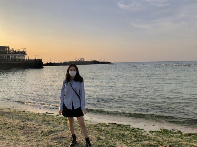 이국적인 분위기를 느낄 수 있는 함덕해수욕장
