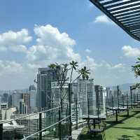 Envi Skydining with the Skyline of KLCC