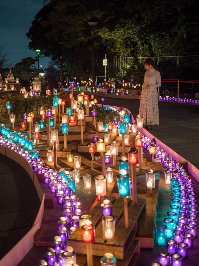 【カラフルなキャンドルがとても美しい✨】江ノ島キャンドルナイトが11月まで開催中！🕯️
