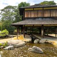 A scenic garden in Okayama