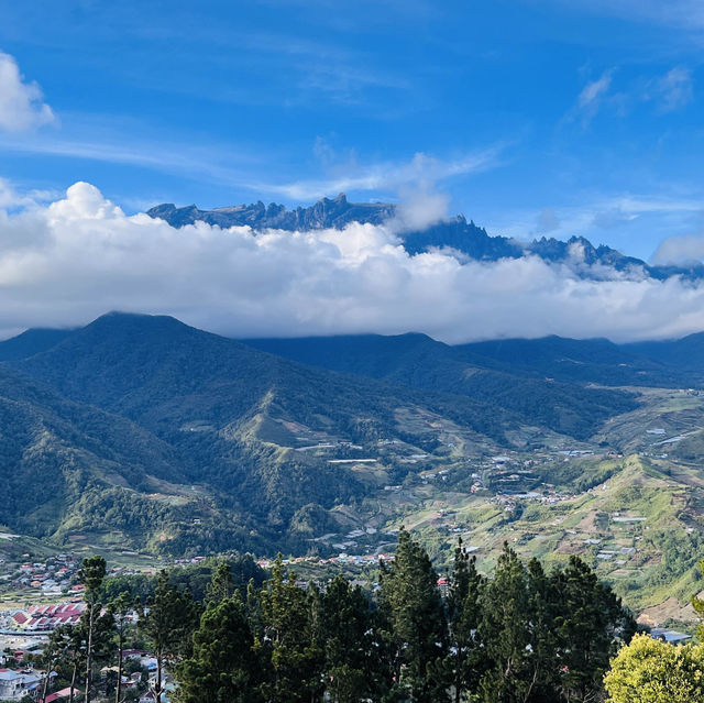 Majestic view of Kinabalu Mt.