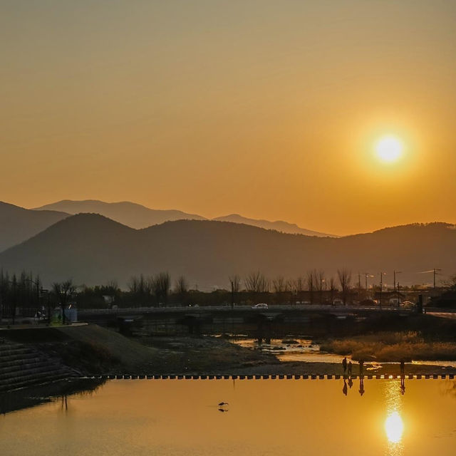 Beautiful view of Woljeonggyo in Gwangju