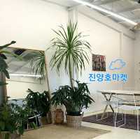 호수가 보이는 카페, 진양호마켓🌿