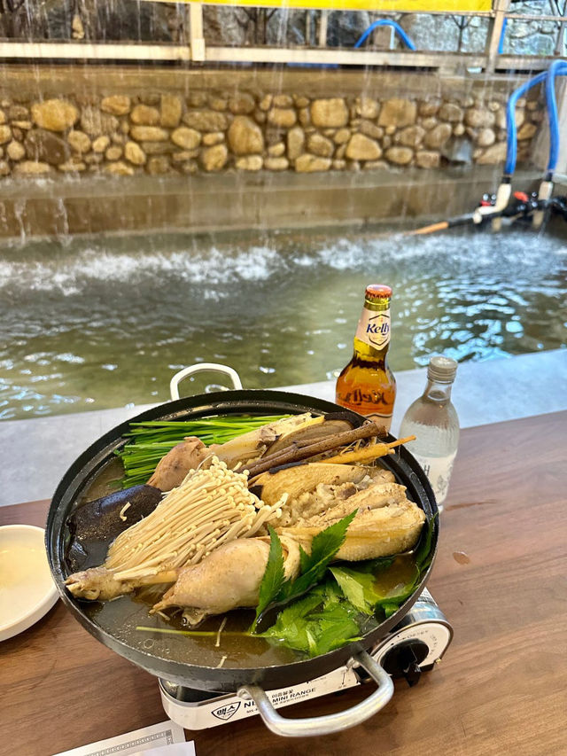  웨이팅없는 계곡 백숙 식당 ♥️