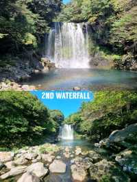 🇰🇷 Stunning Three-tiered Waterfalls on Jeju Island
