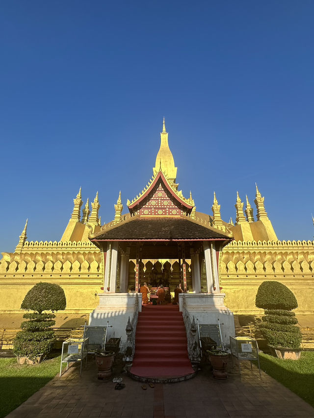 Shimmering Gold Temple of Vientiane, Laos