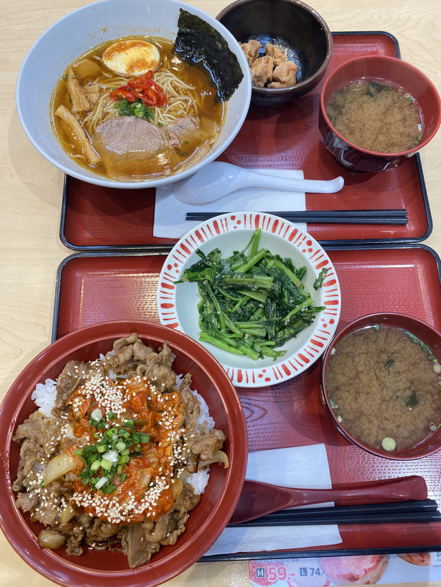 🍱Sukiya ข้าวหน้าและราเมง😍