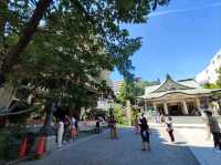 พามาศาลเจ้าหัวสิงโต กลางเมืองโอซาก้า