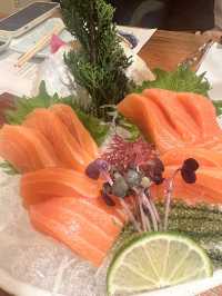 Enjoy sushi in a cozy space