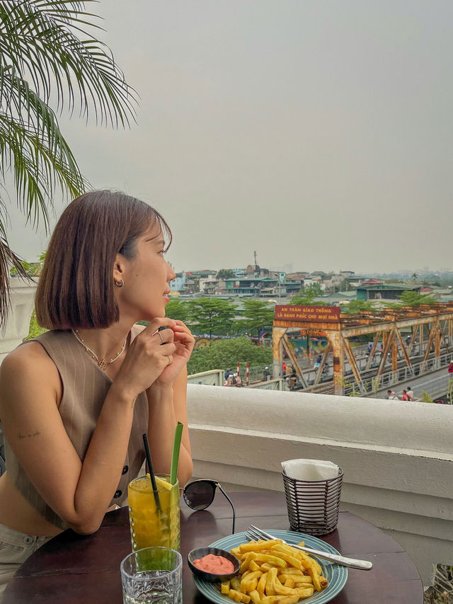 🇻🇳하노이 롱비엔 철교 뷰 맛집 Serein Cafe Hanoi🇻🇳