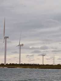 "A Coastal Treasure: Nature, Wind Turbines, and Nearby Gems"