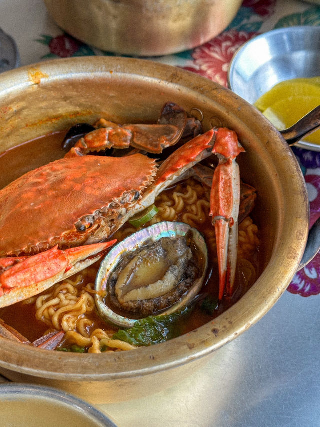 영종도 바다 앞, 해물라면 맛집
