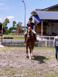 First Time Horse Riding at Tuaran, Kampong Lol Batik