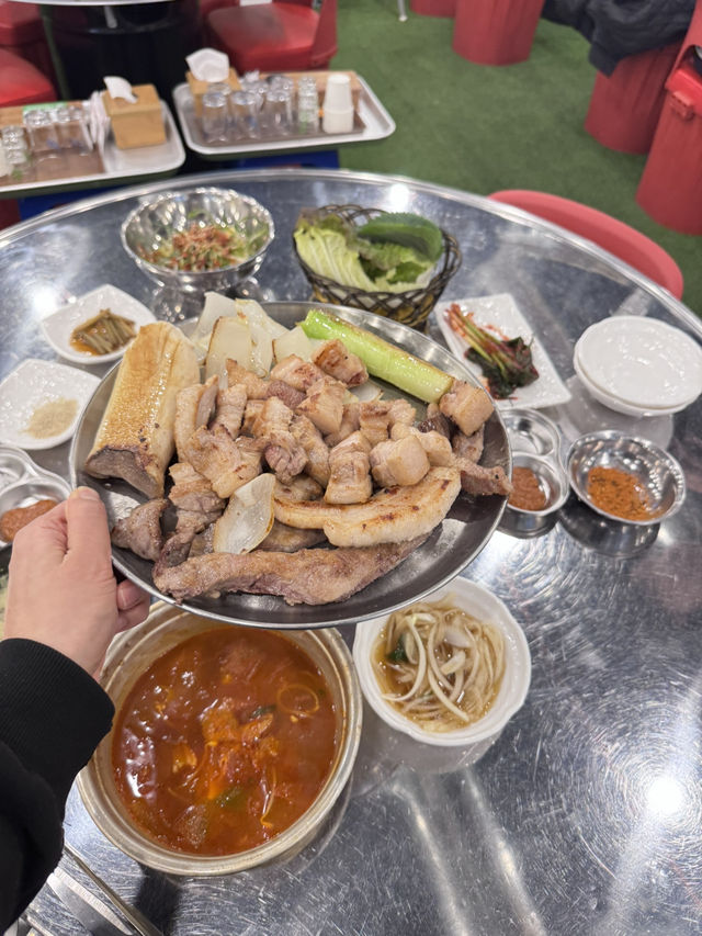 광주 인생 삼겹살 맛집,춘자네 소금구이 봉선점