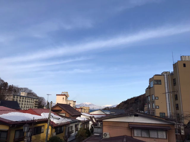 湯田中温泉 和風の宿ますやで心癒されるひととき♪