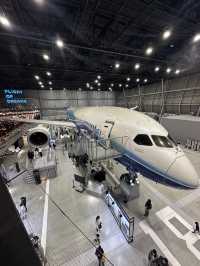 名古屋中部國際機場等出發前✈️參觀波音747😍
