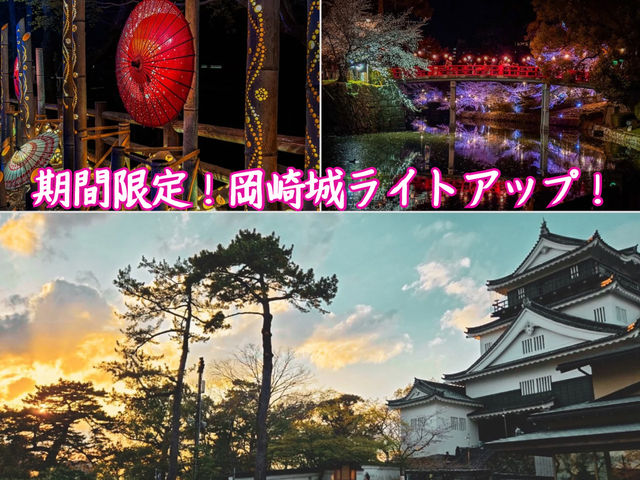 【愛知】桜×お城＝最強の春ショット🌸春の岡崎城