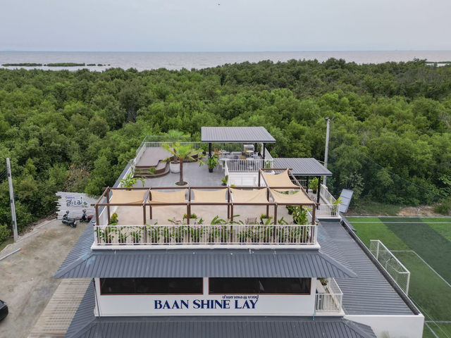 📍 บ้านชายเล บางปู - Baan Shine Lay 🌳🍰☕️