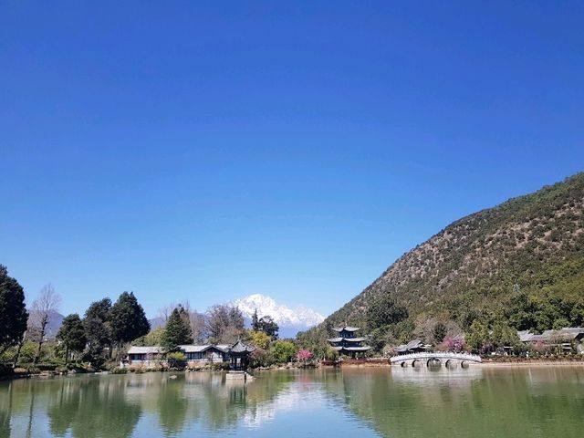 Black Dragon Pond Park - The beautiful natural picture of Lijiang