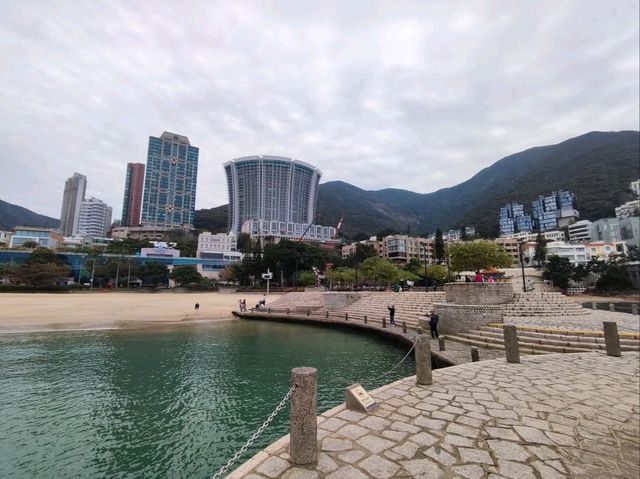 ชายหาดสวย ทางตอนใต้ของเกาะฮ่องกง