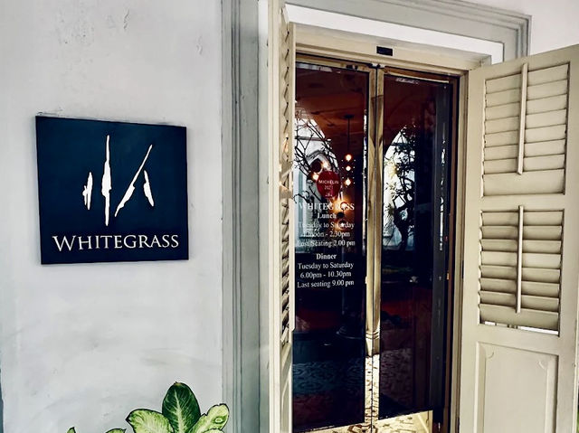 🌸 Lunch Like No Other at Whitegrass – A Midday Masterpiece