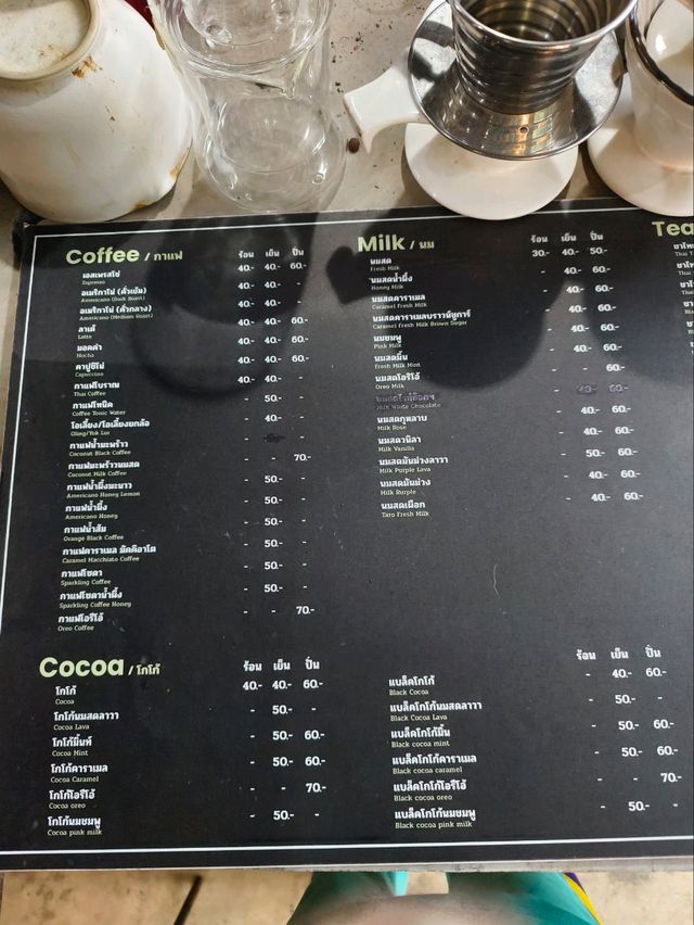 ร้านคาเฟ่ผสมความวินเทจ ณ นายปลาวาฬ (W52) คาเฟ่