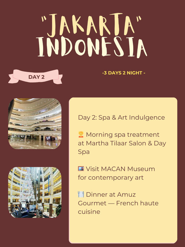 🇮🇩 Jakarta Itinerary 6: Luxury & Lifestyle 💎🍷