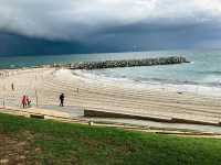 Walking by Cottesloe Beach