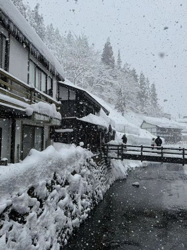 Ginzan onsen สวยสุดในทริปนี้☃️🎌