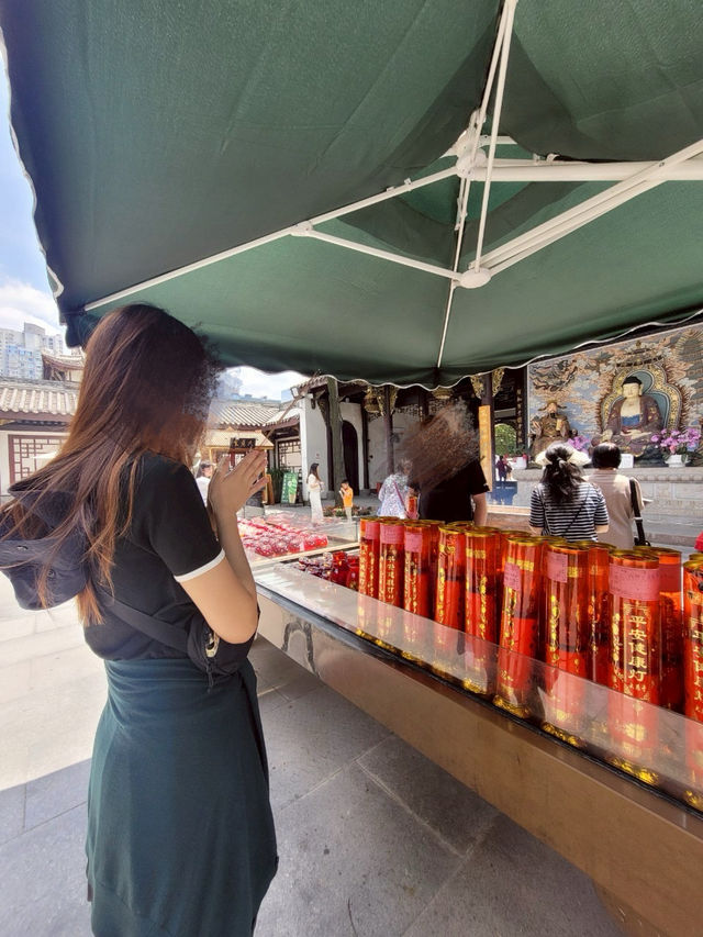 วัดต้าสือ (Daci Temple) ที่เฉิงตู
