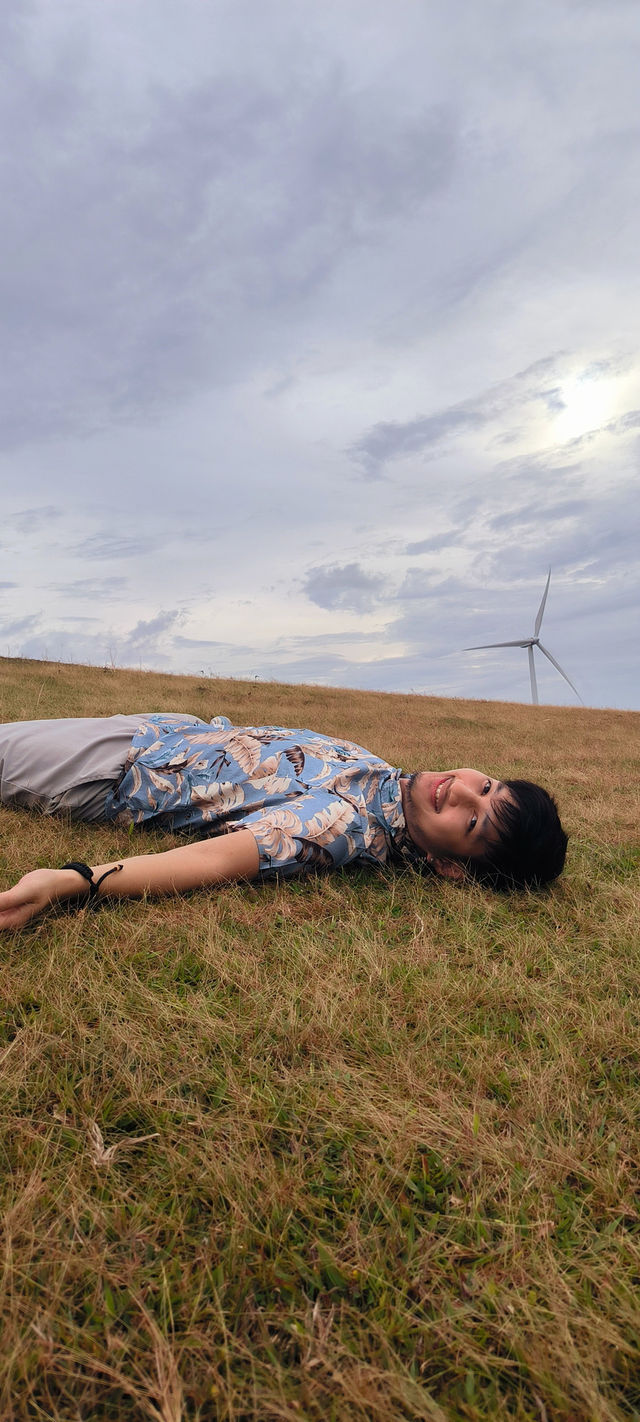 San Lorenzo Wind Farm Lookout Point in Guimaras, Philippines