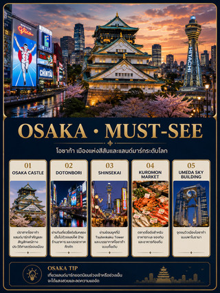 🇯🇵✨ OSAKA • SHOPPING & CITY GUIDEช้อป กิน เที่ยว รอบเมืองโอซาก้าแบบครบจบในทริปเดียว! 🛍️🍜🏯