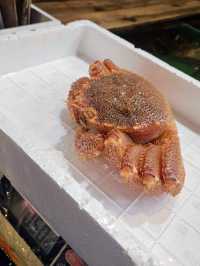 北海道小樽「鱗友朝市」海鮮攻略 🦀 超高 CP 值朝市食堂魚生飯＋三大名蟹（長腳蟹/毛蟹/花咲蟹）實測避坑指南！