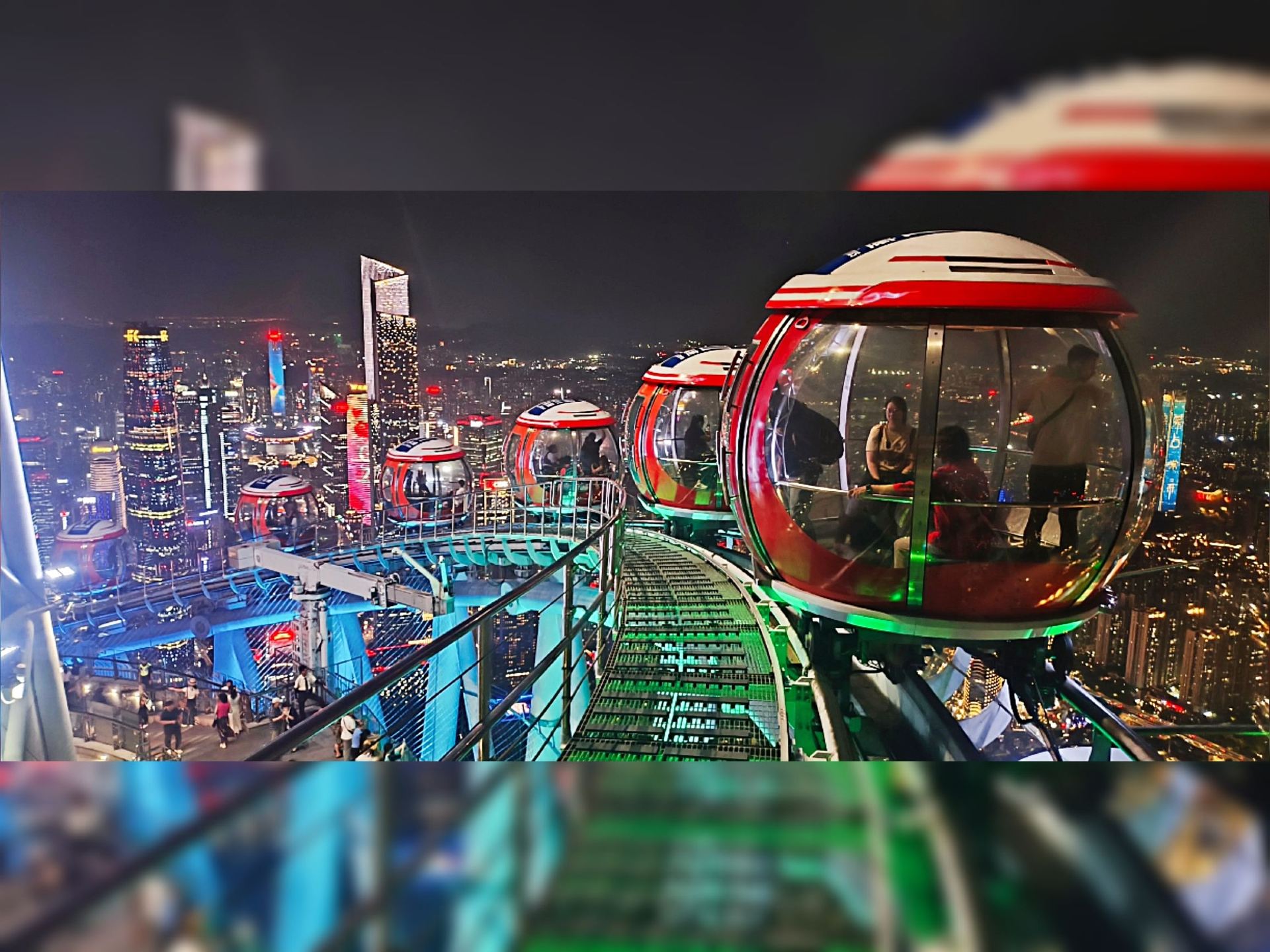 Visiting Canton Tower is the absolute #1 must-do in Guangzhou! 📸 As the city’s most iconic landmark, it’s a pilgrimage site for both locals and travelers. Take in 360-degree panoramic views of the entire city from the top. As night falls, the CBD lights up with a spectacular light show—the bustling vibe is incredibly chill. Watching the city’s soul come alive beneath a sea of lights is breathtaking; it’s guaranteed to blow up your IG stories! 🌟

Canton Tower consistently tops popularity charts and nightlife recommendations; it’s the first place I recommend to friends visiting the city. Nothing beats that moment of reaching the summit—seeing the sprawling metropolis below and feeling the heartbeat of Guangzhou’s rapid growth is truly moving.

🎈 Essential Tips:
· Check the weather forecast and aim for a clear day to ensure the best visibility for those stunning city views.
· Book through Trip.com and simply scan your code at the self-service kiosks next to the Visitor Center for quick ticket pickup.
· I recommend arriving between 4:00 PM and 6:00 PM. You can catch the sunset and experience the transition from daylight to twilight to the city’s night lights all with one ticket.
· Don't miss the world’s highest Ferris wheel (at 450 meters!). I suggest queuing around 7:00 PM to catch the light shows of the skyscrapers around Huacheng Square—it’s a dream for photographers!
· After descending, head to the brand-new "Canton Tower Plaza" at the base, a landmark destination for high-end shopping, dining, and leisure. Alternatively, head to the nearby pier for a Pearl River Night Cruise to keep soaking in the nighttime charm until you never want to leave.

📍 Address: No. 222 Yuejiang West Road, Haizhu District, Guangzhou, Guangdong Province  
⏰ Opening Hours: 09:30 to 22:30 daily (Last entry at 22:00).

The whole experience is incredible. Whether at sunset or under the city lights, the beauty of Canton Tower will leave you spellbound. Save this for your next trip!
