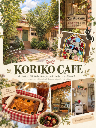 A cute little Seoul find: Koriko Cafe 💛