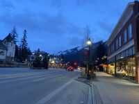 Banff Town at night