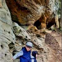 See the magnificent 30-foot wide natural sandstone rock bridge